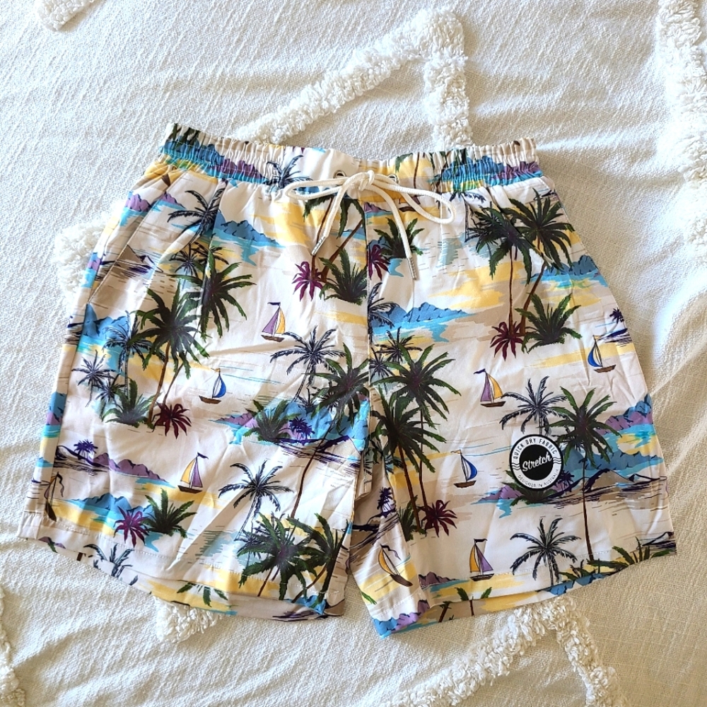COVE - Tropical Nautic Swim Trunks